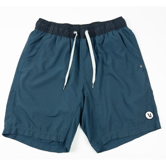 Vuori Kore Lined Shorts Mens S Blue Stretch Performance Athletic Training V302 - Picture 1 of 12